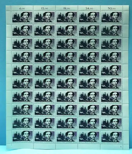 Bund 50er Bogen 1281 postfrisch Formnummer 2 #BW3475