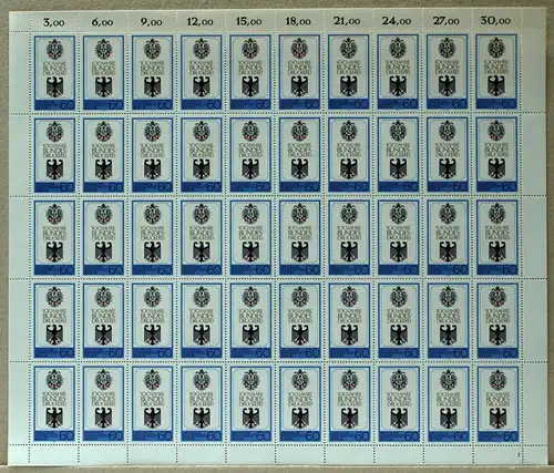 Berlin 50er Bogen 598 postfrisch Formnummer 1 #BW4067