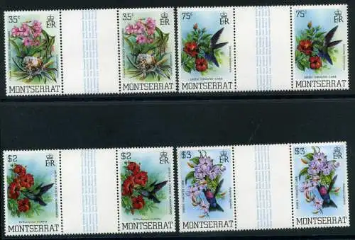 Montserrat Zwischensteg 507-510 postfrisch Vögel #JD213