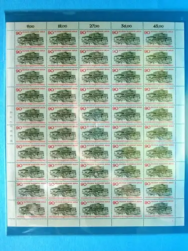 Berlin 50er Bogen 577 postfrisch Formnummer 1 Bogenzählnr. #BW4056