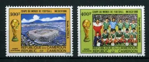 Kamerun 1119-1120 postfrisch Fußball #GE473