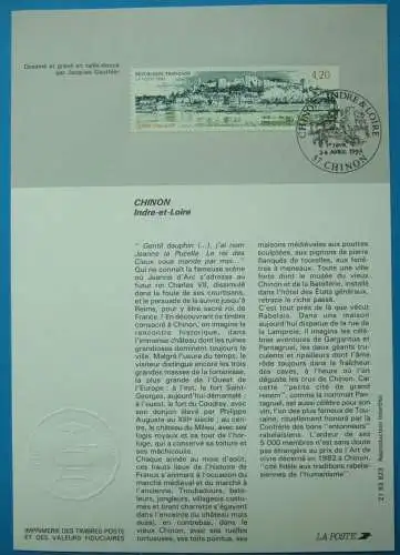 Frankreich ETB mit 2947 Ersttagsblatt #IN240