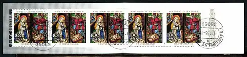 Bund Rotes Kreuz Weihnachtsmarkenheft 1995 mit 1832 gestempelt #IJ157