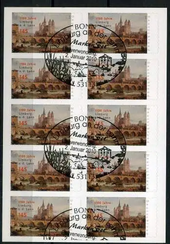 Bund Folienblatt 6 2778 Bonn Ersttagssonderstempel #IN799
