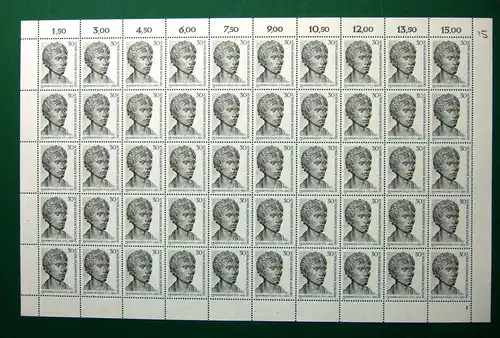 Berlin 50er Bogen 422 postfrisch Formnummer 1 #BW2207
