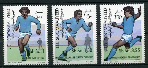 Somalia 315-317 postfrisch Fußball #GE419