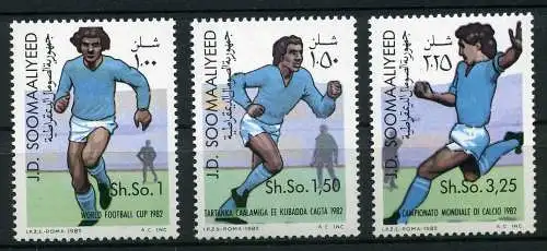 Somalia 315-317 postfrisch Fußball #GE419