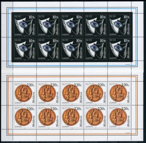 Moldawien Kleinbogen 275-276 postfrisch Cept 1998 #JD480