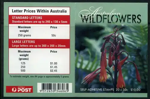 Australien MH 265 postfrisch Blumen #IF363