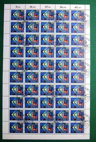 Berlin 50er Bogen 421 Formnummer 2 Ersttagssonderstempel #BW2209