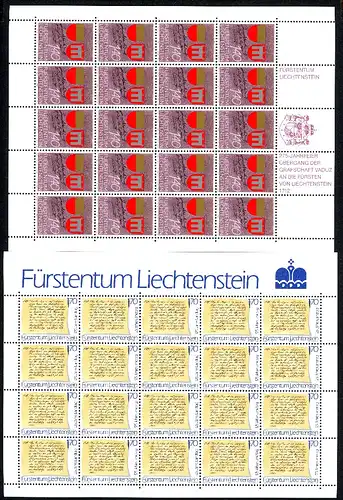Liechtenstein Kleinbögen 928-929 postfrisch #JE908