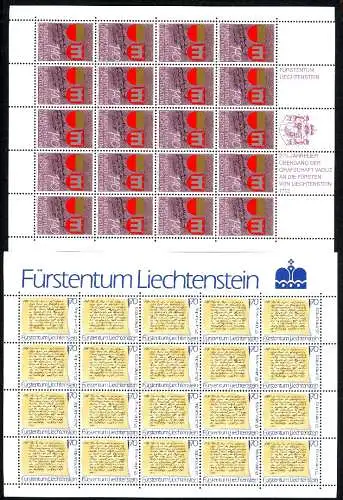 Liechtenstein Kleinbögen 928-929 postfrisch #JE908