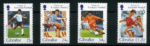 Gibraltar 759-62 postfrisch Fußball #GE556