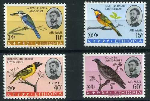 Äthiopien 524-528 postfrisch Vögel #JD316
