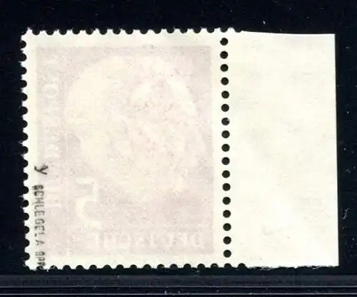 Bund Dauerserie/ DS Heuss I 179 y w DZ 7 postfrisch geprüft #JE815