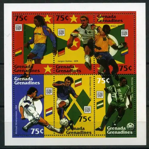 Grenada/ Grenadinen KB 1910-1915 postfrisch Fußball #GE504