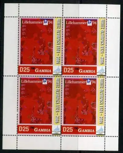 Gambia KB 5645 postfrisch Olympiade #JJ410