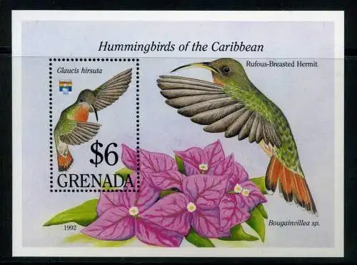 Grenada Block 305 postfrisch Vögel #JC536