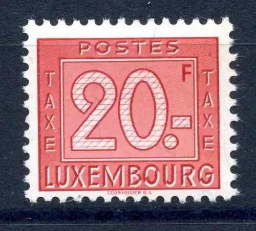 Luxemburg Porto 36 postfrisch #IN285