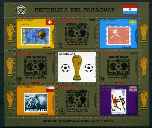 Paraguay KB 4246 postfrisch Fußball WM #GI507