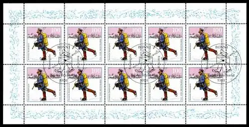 Bund Zehnerbogen 1764 Bonn Ersttagssonderstempel #IN358
