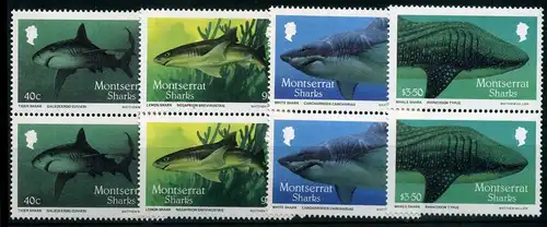 Montserrat 666-69 postfrisch Haie #IJ338
