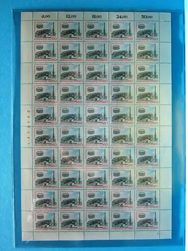 Berlin 50er Bogen 591 postfrisch Formnummer 2 Bogenzählnr. #BW4058
