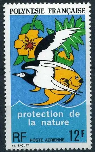 franz. Polynesien 184 postfrisch Vögel #IN316