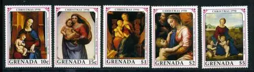 Grenada 2187-2191 postfrisch Weihnachten #IJ089