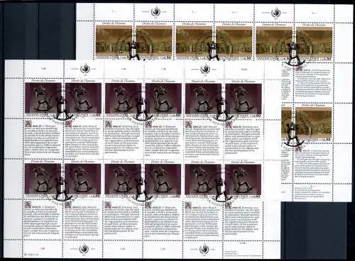 UNO Genf Kleinbögen 223-224 Ersttagssonderstempel #JD542