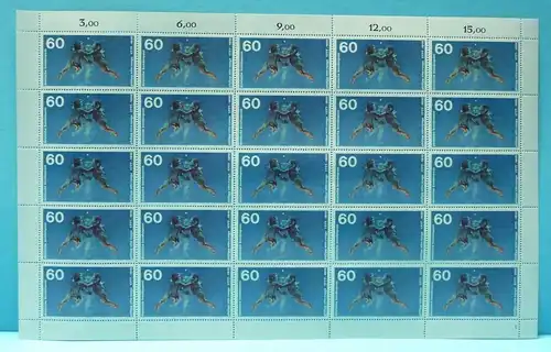 Bund 25er Bogen 940 postfrisch Formnummer 1 #BW3424