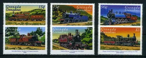 Grenada 2850-2855 postfrisch Eisenbahn #IU728