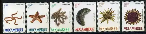 Mosambik 913-18 postfrisch Meerestiere #O5387