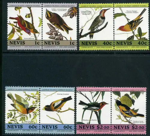 Nevis 268-275 postfrisch Vögel #JC572