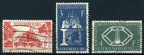 Luxemburg 552-554 gestempelt Cept Vorläufer #HD167