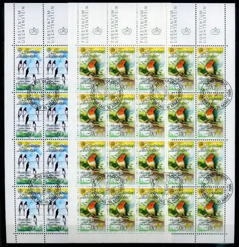 Liechtenstein Kleinbogen 893-894 Cept Ersttagssonderstempel #JG404