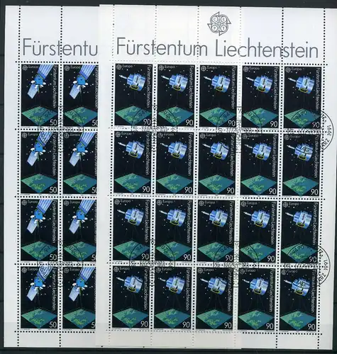 Liechtenstein Kleinbogen 1011-1012 Cept Ersttagssonderstempel #JG436