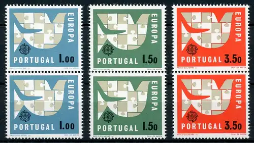Portugal senkr. Paare 948-50 postfrisch CEPT #K1777