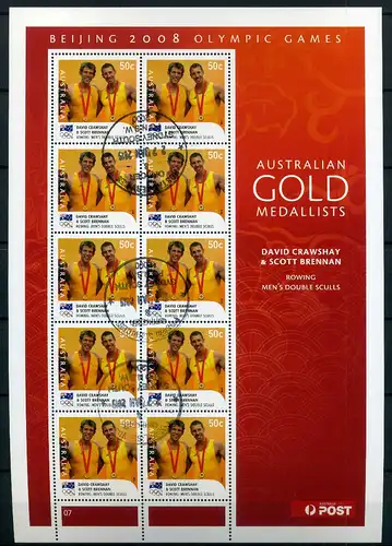 Australien Kleinbogen 3058 gestempelt Olympiade #ID489