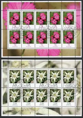 Bund Zehnerbogen 2529-2530 Bonn Ersttagssonderstempel #IS969