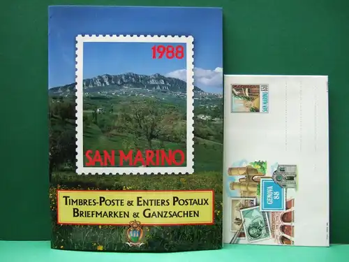 San Marino Jahreskollektion 1988 1380-1406 postfrisch #IF092