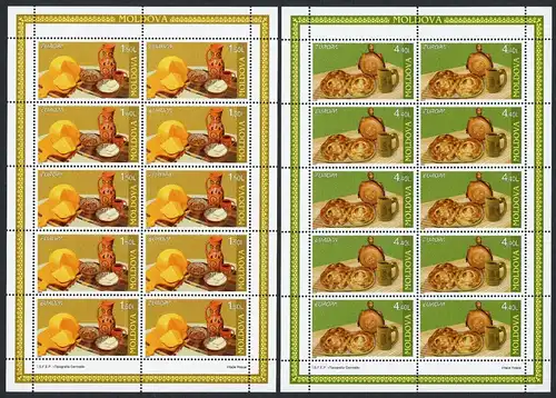 Moldawien Kleinbogen 511-512 postfrisch Cept 2005 Gastronomie #OZ388