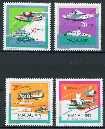 Macau 628-31 postfrisch Flugzeuge #OZ398