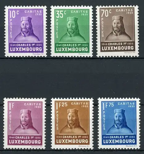 Luxemburg 284-289 postfrisch #IN673