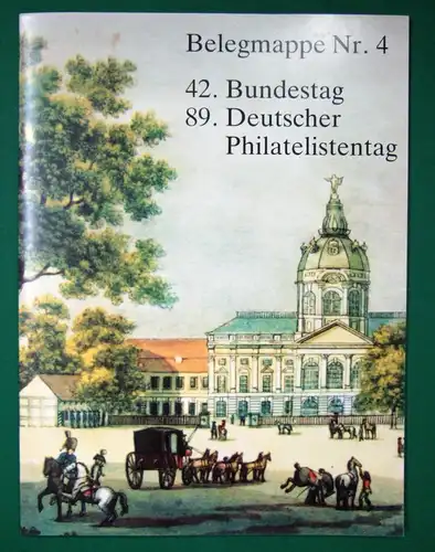 Bund Belegmappe Nr. 4 gestempelt 89. Deutscher Philatelistentag #GG1533