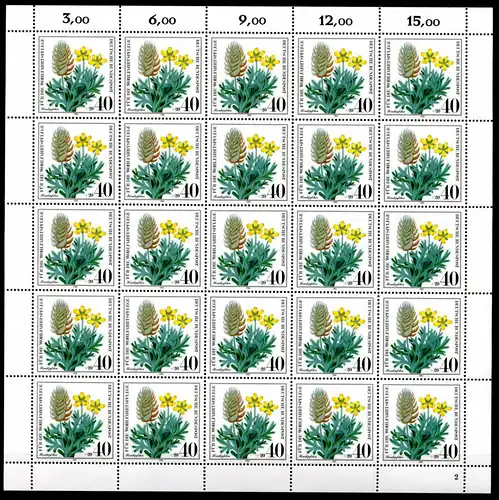 Bund 25er Bogen 1059 postfrisch Formnummer 2 #BW4669