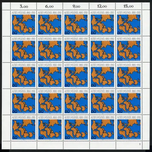 Berlin 25er Bogen 616 postfrisch Formnummer 2 #BW4713