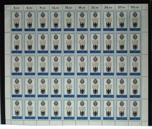 Berlin 50er Bogen 598 postfrisch Formnummer 2 #BW4714