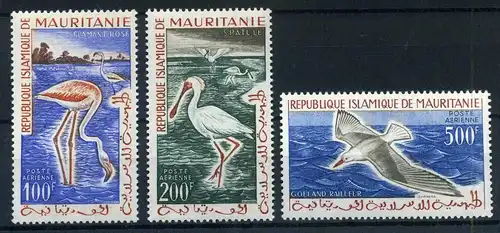 Mauretanien 178-180 postfrisch Vögel #JC558