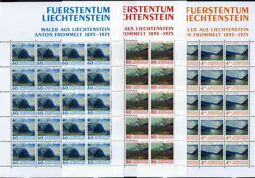 Liechtenstein Kleinbogen 1108-10 postfrisch Künstler #JE958